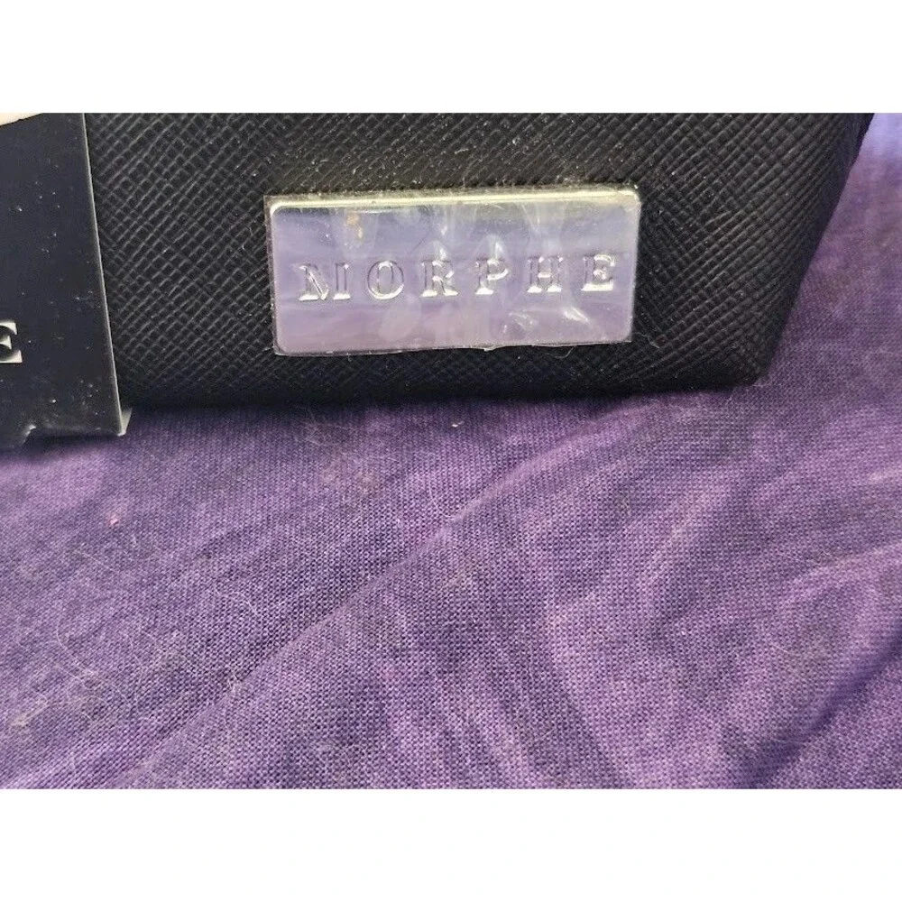 Morphe Eye Stunners 6Pc Brush Collection Black Bag Set Eyeshadow Makeup Tool Kit